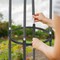 145 cm Vertical Metal Umbrella Trellis – Outdoor Garden Support for Climbing Plants, Vines, Vegetables, Fruits, and Flowers, Indoor & Outdoor Use, White